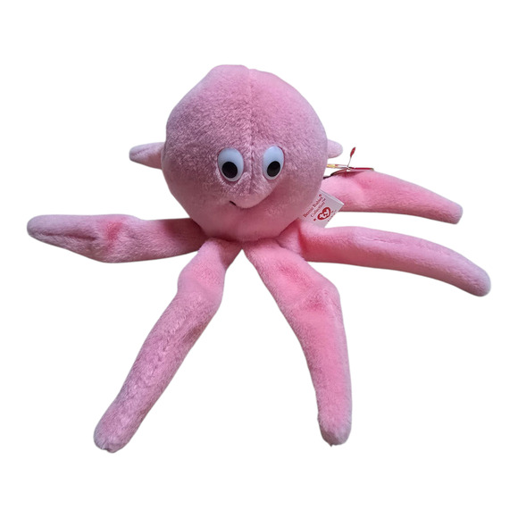 TY Beanie Babies Inky Pink with Mouth #4028 - Picture 1 of 4